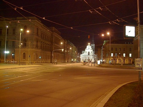 Jostova street going to St. Thomas
