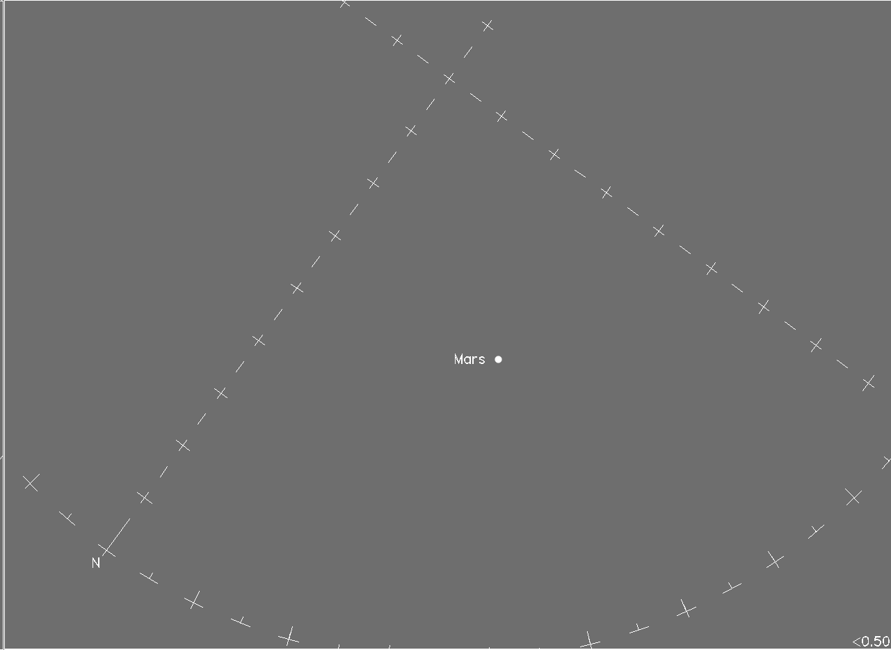 sky with 05 mag limit