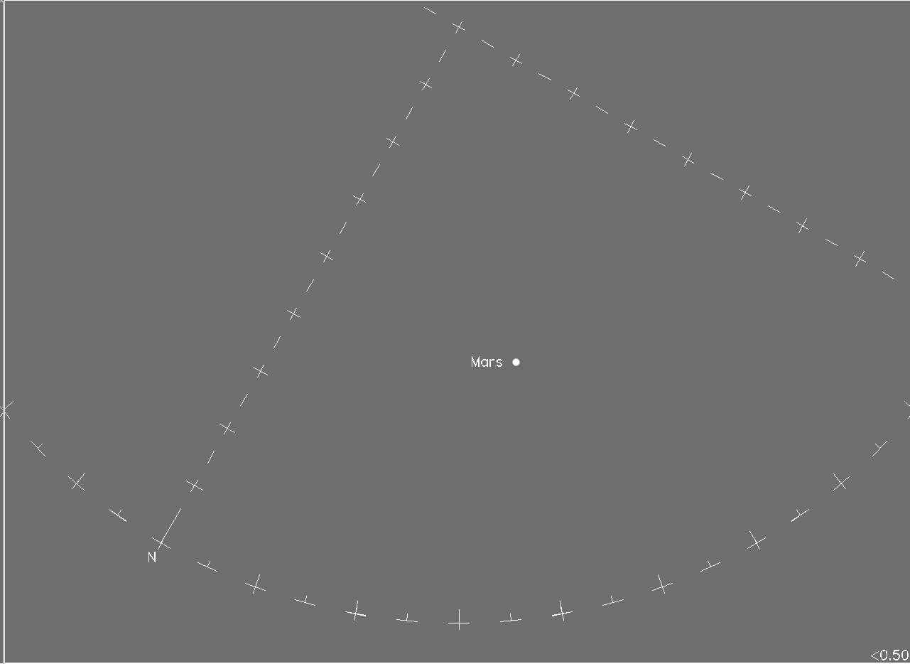 sky with 05 mag limit