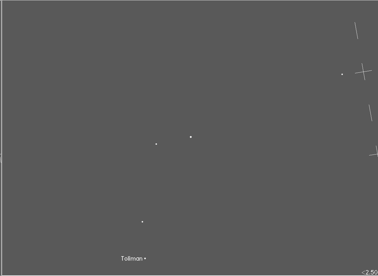 sky with 25 mag limit