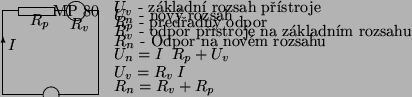 \begin{picture}(80.00,69.08)
\put(40.00,10.00){\circle{10.00}}
\put(20.00,60.0...
...v \: I$}}
\put(80.00,10.00){\makebox(0,0)[lb]{$R_n = R_v + R_p$}}
\end{picture}