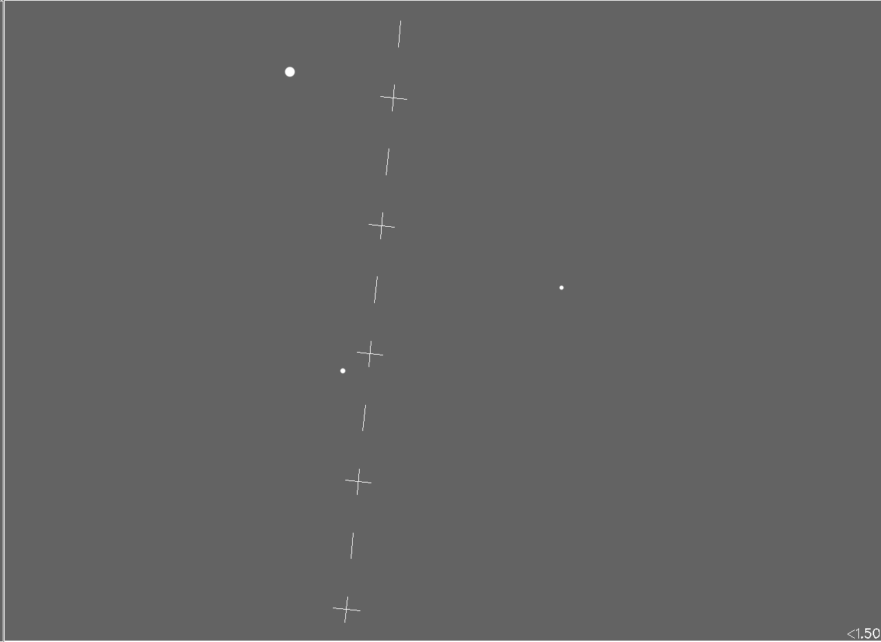 sky with 15 mag limit