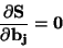 \begin{displaymath}\bf
\frac{\partial S}{\partial b_j} = 0
\end{displaymath}